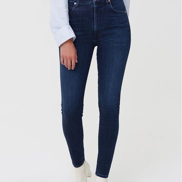 Citizens of Humanity Skinny Blue Jeans Size 23 - Picture 1 of 4